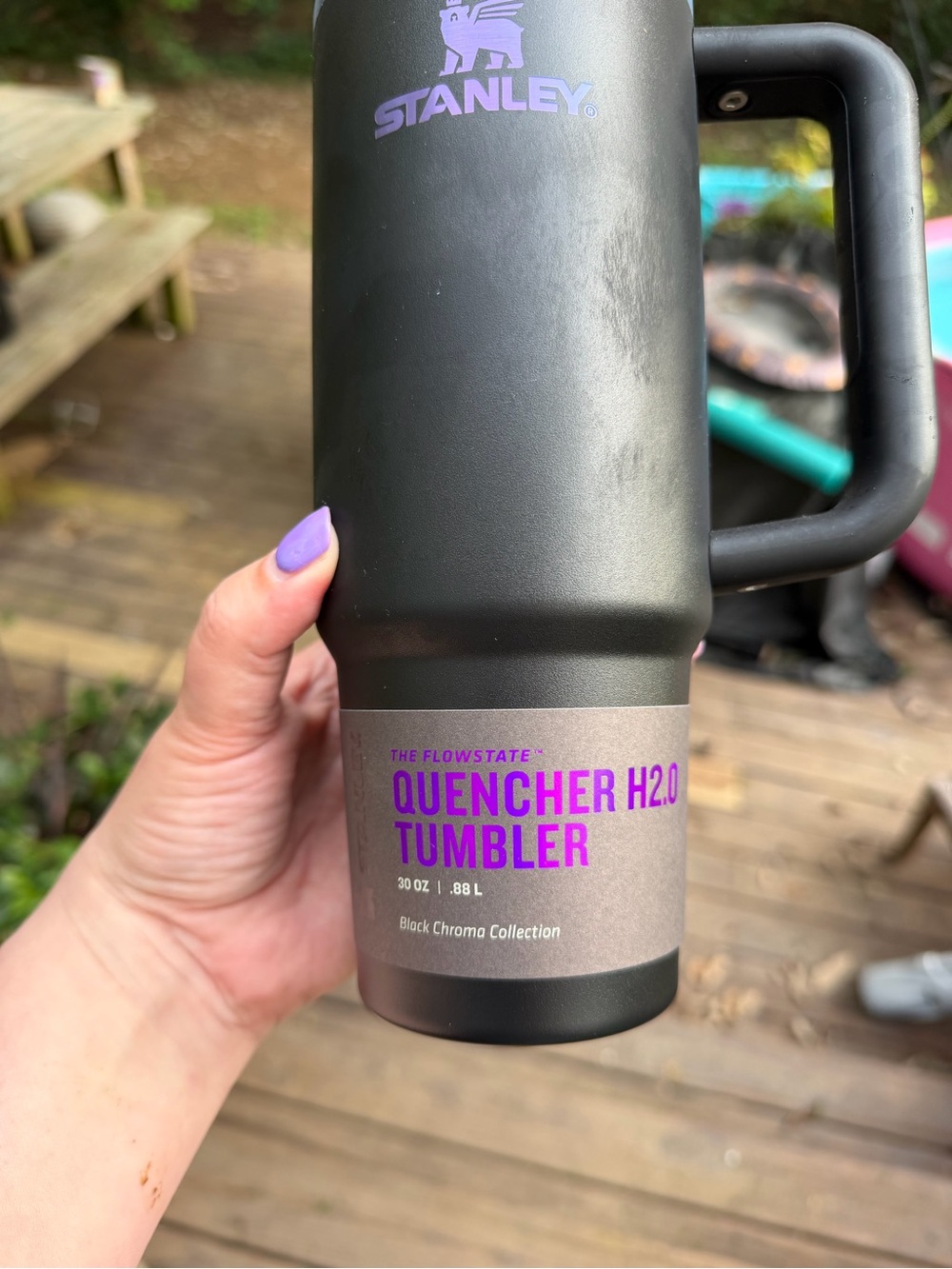 Stanley 30oz Black Chroma Collection Quencher Tumbler - Picture 5 of 5